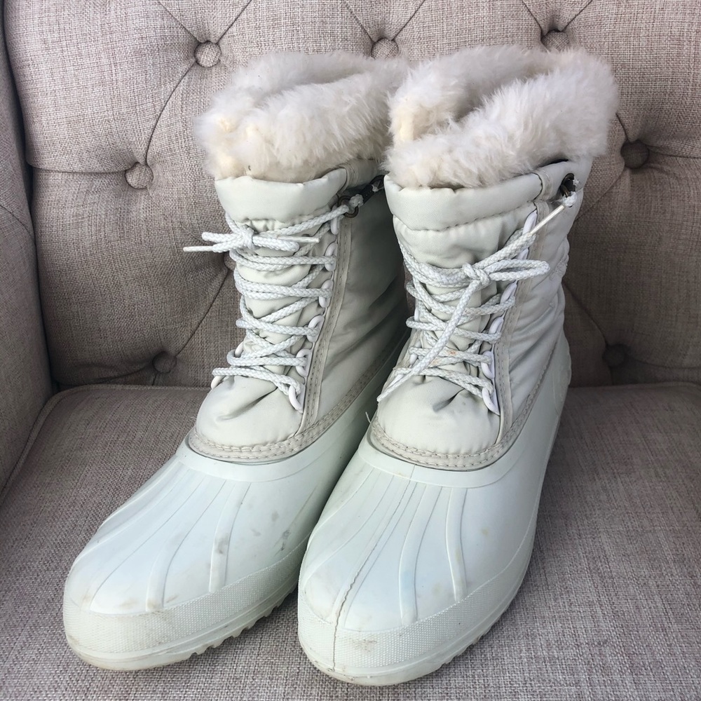 Sorel Women's Waterproof Snow Boots Size 9 White